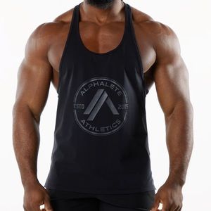 Alphalete Men’s Dynasty Stringer - Large - Blackout